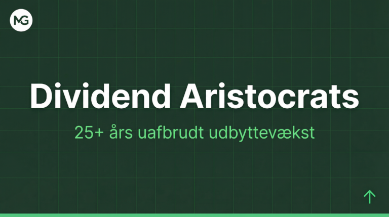 Top 50 Dividend Aristocrats 2026 – de bedste udbytteaktier med garanteret vækst