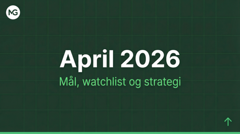 April 2026: mål, watchlist og strategi for måneden