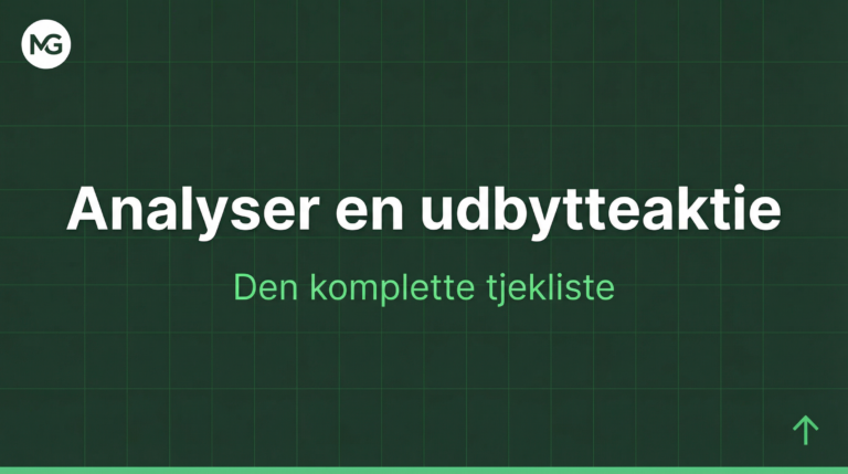Sådan analyserer du en udbytteaktie: den komplette tjekliste